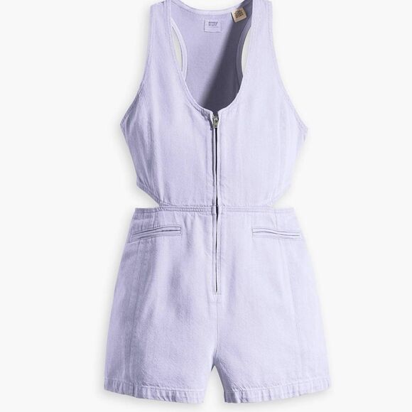 NWT Levi’s Rydon Cutout Romper XL Overall Shortall - Picture 4 of 8